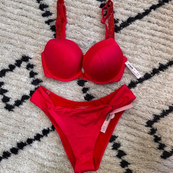 NWT Victoria’s Secret Swim Brazilian twist bikini bottom (size L) - Picture 7 of 8